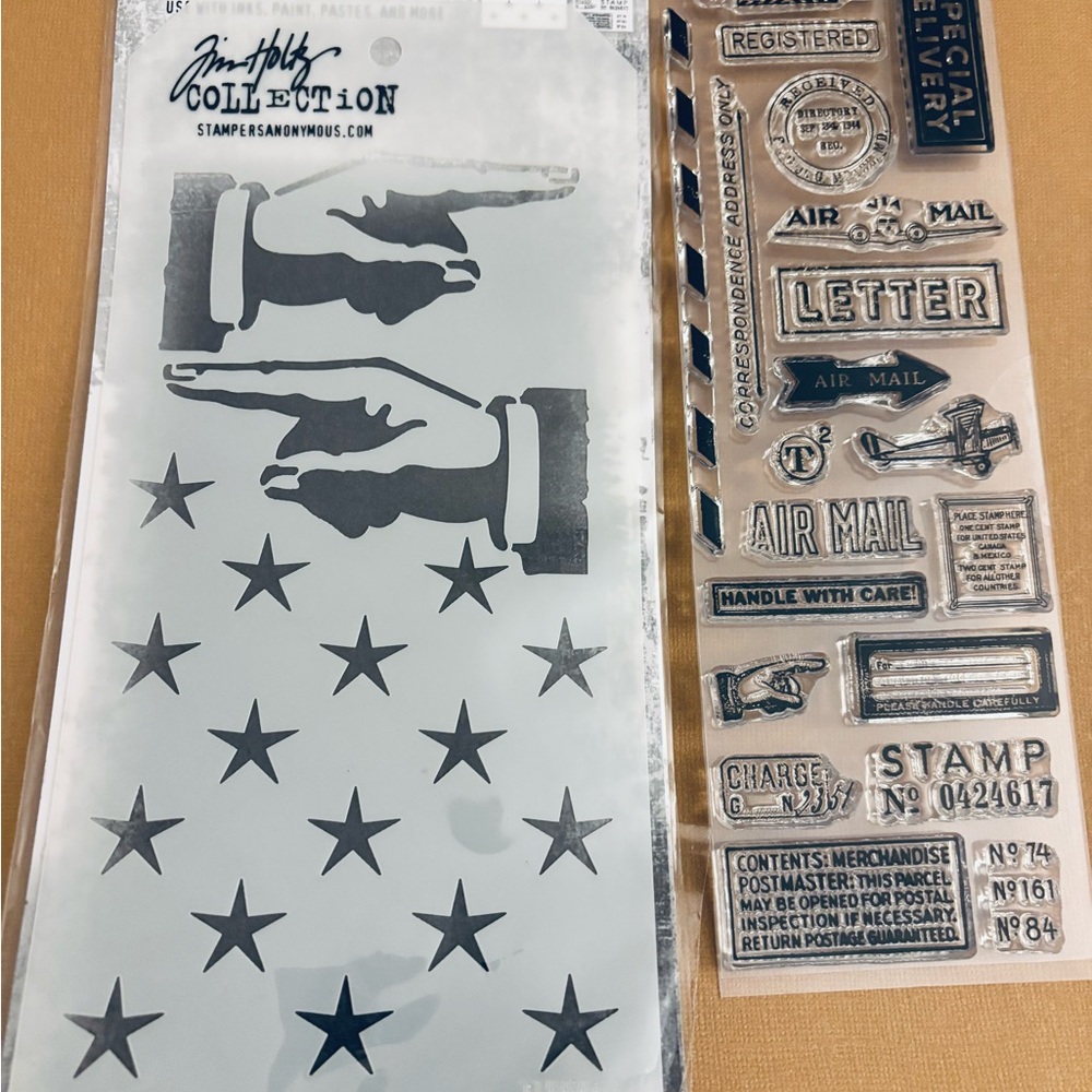 Tim Holtz Stamp and Stencil